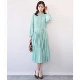 プリーツジョーゼットワンピース/洗える/WEB限定サイズあり | OFUON | 詳細画像4 