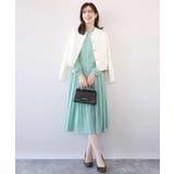 ミントグリーン | プリーツジョーゼットワンピース/洗える/WEB限定サイズあり | OFUON