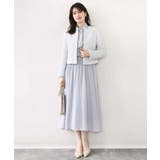 パウダーサテン ボウタイワンピース/洗える/WEB限定サイズあり | OFUON | 詳細画像11 