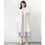 パウダーサテン ボウタイワンピース/洗える/WEB限定サイズあり | OFUON | 詳細画像15 