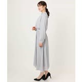 パウダーサテン ボウタイワンピース/洗える/WEB限定サイズあり | OFUON | 詳細画像19 