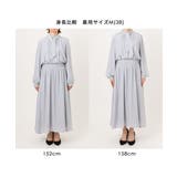 パウダーサテン ボウタイワンピース/洗える/WEB限定サイズあり | OFUON | 詳細画像33 
