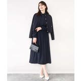 パウダーサテン ボウタイワンピース/洗える/WEB限定サイズあり | OFUON | 詳細画像6 