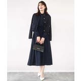 パウダーサテン ボウタイワンピース/洗える/WEB限定サイズあり | OFUON | 詳細画像7 