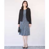 カリグラフィープリント ジャージワンピース/洗える/WEB限定サイズあり | OFUON | 詳細画像13 