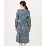 カリグラフィープリント ジャージワンピース/洗える/WEB限定サイズあり | OFUON | 詳細画像21 