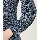 カリグラフィープリント ジャージワンピース/洗える/WEB限定サイズあり | OFUON | 詳細画像23 