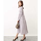 シフォンジョーゼットフリルネックプリーツワンピース/洗える | OFUON | 詳細画像11 