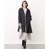 シフォンジョーゼットフリルネックプリーツワンピース/洗える | OFUON | 詳細画像19 