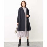 シフォンジョーゼットフリルネックプリーツワンピース/洗える | OFUON | 詳細画像21 