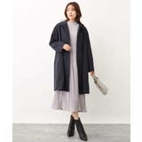 シフォンジョーゼットフリルネックプリーツワンピース/洗える | OFUON | 詳細画像23 