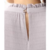 シフォンジョーゼットフリルネックプリーツワンピース/洗える | OFUON | 詳細画像37 