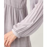 シフォンジョーゼットフリルネックプリーツワンピース/洗える | OFUON | 詳細画像38 