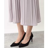 シフォンジョーゼットフリルネックプリーツワンピース/洗える | OFUON | 詳細画像39 