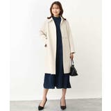 シフォンジョーゼットフリルネックプリーツワンピース/洗える | OFUON | 詳細画像6 