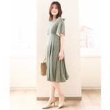 フレアスリーブ小花柄ワンピース/洗える/WEB限定サイズあり | OFUON | 詳細画像11 