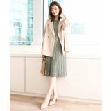 フレアスリーブ小花柄ワンピース/洗える/WEB限定サイズあり | OFUON | 詳細画像18 