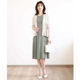 フレアスリーブ小花柄ワンピース/洗える/WEB限定サイズあり | OFUON | 詳細画像19 