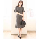 フレアスリーブ小花柄ワンピース/洗える/WEB限定サイズあり | OFUON | 詳細画像2 