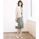 フレアスリーブ小花柄ワンピース/洗える/WEB限定サイズあり | OFUON | 詳細画像20 