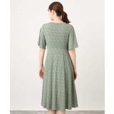 フレアスリーブ小花柄ワンピース/洗える/WEB限定サイズあり | OFUON | 詳細画像24 