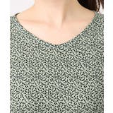 フレアスリーブ小花柄ワンピース/洗える/WEB限定サイズあり | OFUON | 詳細画像25 