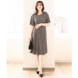 フレアスリーブ小花柄ワンピース/洗える/WEB限定サイズあり | OFUON | 詳細画像3 