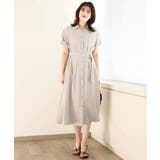 スキッパーネックシャツワンピース/洗える/WEB限定サイズあり | OFUON | 詳細画像11 