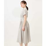 スキッパーネックシャツワンピース/洗える/WEB限定サイズあり | OFUON | 詳細画像15 