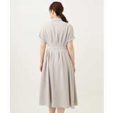 スキッパーネックシャツワンピース/洗える/WEB限定サイズあり | OFUON | 詳細画像16 