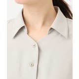 スキッパーネックシャツワンピース/洗える/WEB限定サイズあり | OFUON | 詳細画像17 