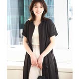 スキッパーネックシャツワンピース/洗える/WEB限定サイズあり | OFUON | 詳細画像2 