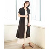 スキッパーネックシャツワンピース/洗える/WEB限定サイズあり | OFUON | 詳細画像4 