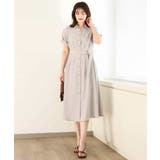 スキッパーネックシャツワンピース/洗える/WEB限定サイズあり | OFUON | 詳細画像9 