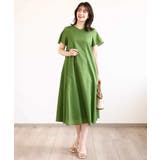 VネックAラインシルエットワンピース/洗える/WEB限定サイズあり | OFUON | 詳細画像11 