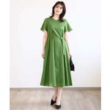 VネックAラインシルエットワンピース/洗える/WEB限定サイズあり | OFUON | 詳細画像13 