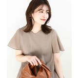 VネックAラインシルエットワンピース/洗える/WEB限定サイズあり | OFUON | 詳細画像19 