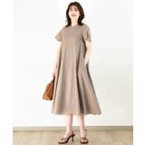 VネックAラインシルエットワンピース/洗える/WEB限定サイズあり | OFUON | 詳細画像21 