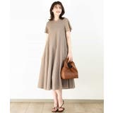 VネックAラインシルエットワンピース/洗える/WEB限定サイズあり | OFUON | 詳細画像22 