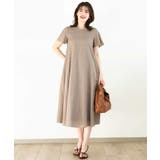 VネックAラインシルエットワンピース/洗える/WEB限定サイズあり | OFUON | 詳細画像23 