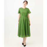 VネックAラインシルエットワンピース/洗える/WEB限定サイズあり | OFUON | 詳細画像3 