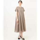 VネックAラインシルエットワンピース/洗える/WEB限定サイズあり | OFUON | 詳細画像35 