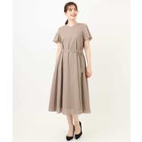 VネックAラインシルエットワンピース/洗える/WEB限定サイズあり | OFUON | 詳細画像44 