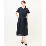 VネックAラインシルエットワンピース/洗える/WEB限定サイズあり | OFUON | 詳細画像6 