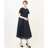 VネックAラインシルエットワンピース/洗える/WEB限定サイズあり | OFUON | 詳細画像7 