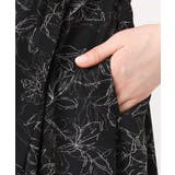 ラインフラワープリントワンピース/洗える/WEB限定サイズあり | OFUON | 詳細画像15 