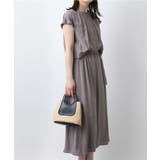 リネンライクウエスト切り替えワンピース/洗える/WEB限定 | OFUON | 詳細画像1 