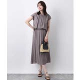 リネンライクウエスト切り替えワンピース/洗える/WEB限定 | OFUON | 詳細画像10 