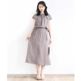 リネンライクウエスト切り替えワンピース/洗える/WEB限定 | OFUON | 詳細画像14 