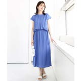 リネンライクウエスト切り替えワンピース/洗える/WEB限定 | OFUON | 詳細画像2 